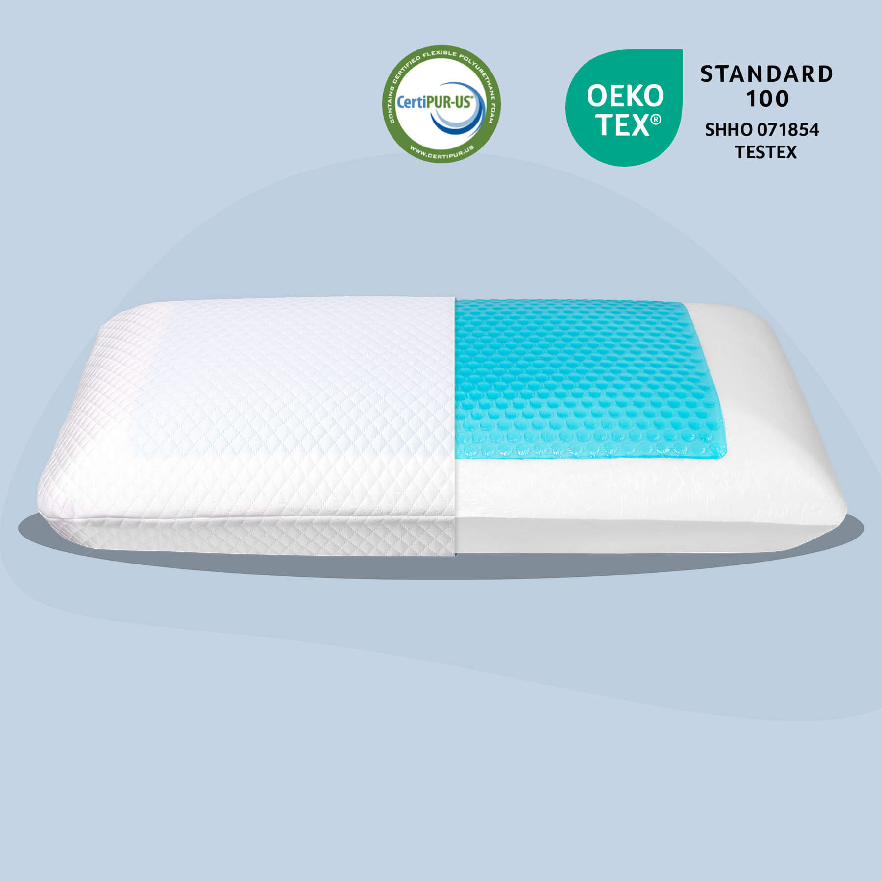 Comfort Revolution Blue Bubble Gel Pillow Review - Consumer Reports